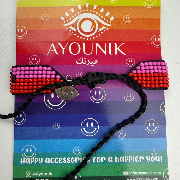 Ayounik Womens Colorful Beaded MAMA Adjustable Love String Bracelet - Picture 5 of 6